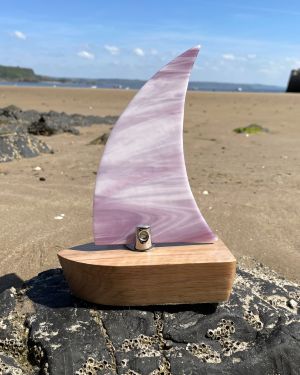 Purple Glass Boat
