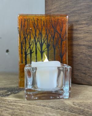 Autumn Trees Tea Light Holder