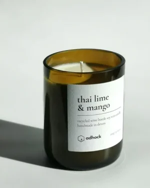 Thai Lime And Mango Wine Bottle Candle