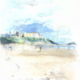 Tenby Low Tide On South Beach