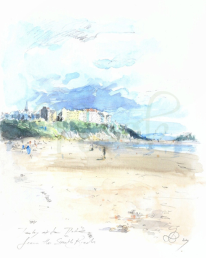 Tenby Low Tide On South Beach