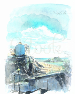 Stairs To Tenby Castle