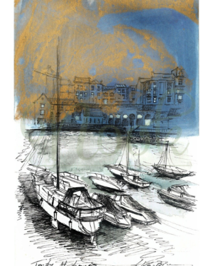 Boats In Tenby Harbour