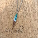 Acrylic Long Wooden Necklace