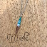 Acrylic Long Wooden Necklace
