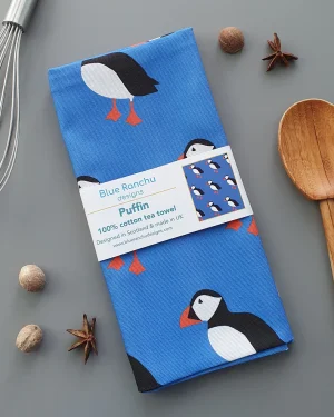 Puffin Tea Towel
