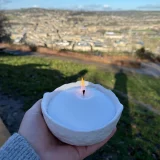 Natural Pearled Candle Sand