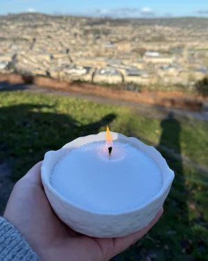 Natural Pearled Candle Sand