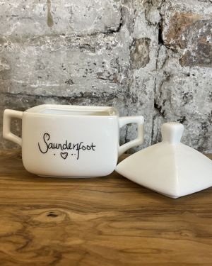 Square Saundersfoot Sugar Pot