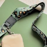 Khaki Leopard Bag Strap