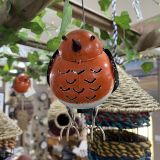 Handpainted Robin Tealight Holder