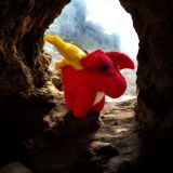 Red Dragon Keyring