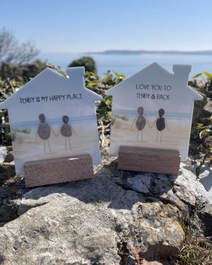 Tenby Pebble House Plaques