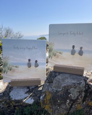 Tenby Pebble Tea Light Holders