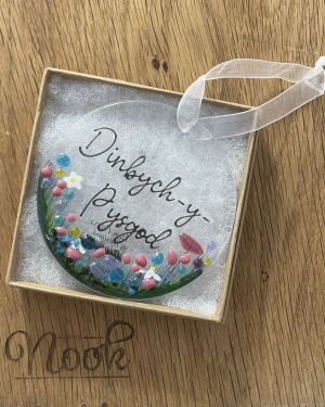 Dinbych Y Pysgod Glass Hanging