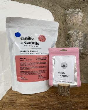 Twilight Veil Pearled Candle Sand