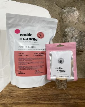 Rose Éclat Pearled Candle Sand