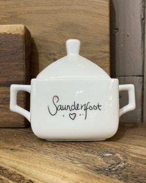 Square Saundersfoot Sugar Pot