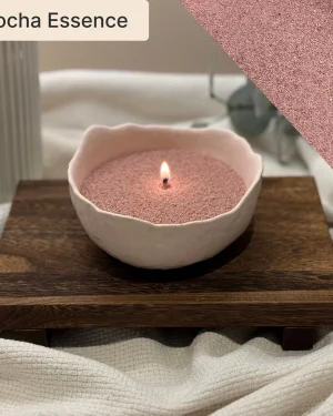 Mocha Pearled Candle Sand
