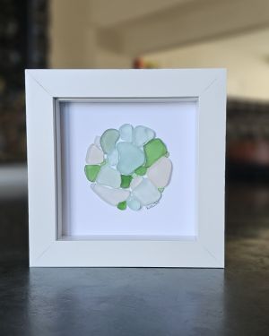 Green Sea Glass Frame
