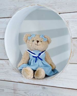 Teddy Bear In A Blue Sailor Dress