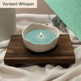 Verdant Whisper Pearled Candle Sand