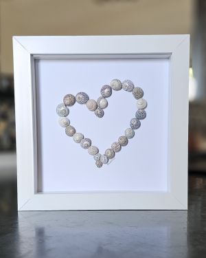 Seashell Heart Frame