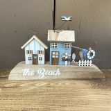 Wooden Beach Scene Decoration