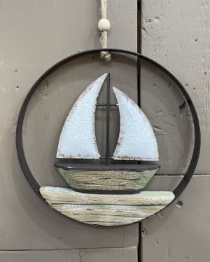 Hanging Sailboat Decoration