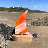 Orange Glass Boat