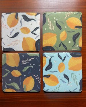 Lemon Coasters