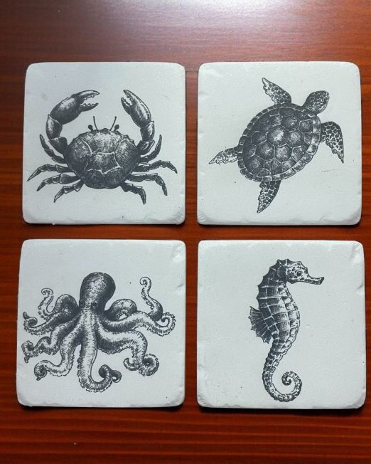Sea Creature Coasters