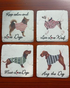 Dogs In Jumpers Coasters