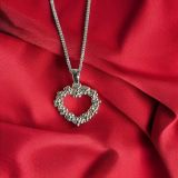 Daisy Heart Necklace