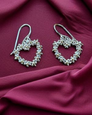 Daisy Heart Earrings
