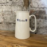 Blue Blodau Jug