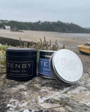 Mandarin And Sandalwood Tin Candles