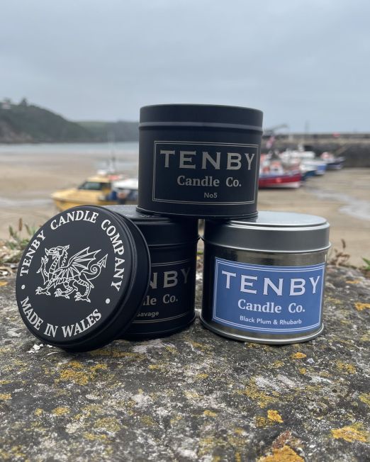 Tenby Tin Candles