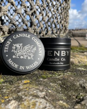 Barafundle Bay Tin Candle