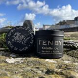 Black Plum And Rhubarb Tin Candle