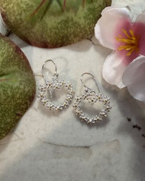 Daisy Heart Earrings