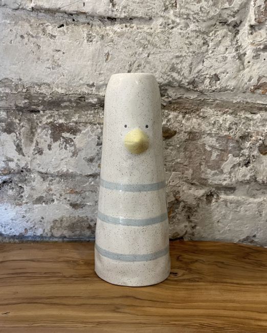 Ceramic Seagull Vase