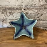 Large Ceramic Blue Starfish Dish