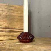 Vampire Red Glass Candle Holder