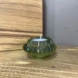 Garden Jade Glass Candle Holder