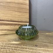 Garden Jade Glass Candle Holder