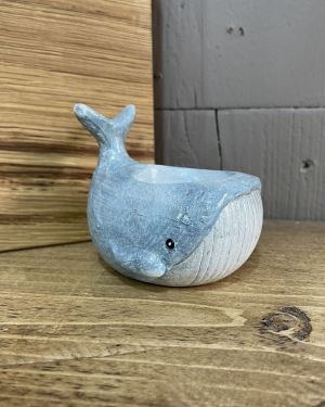 Ceramic Whale Tealight Holder