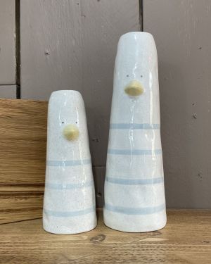 Ceramic Seagull Vases