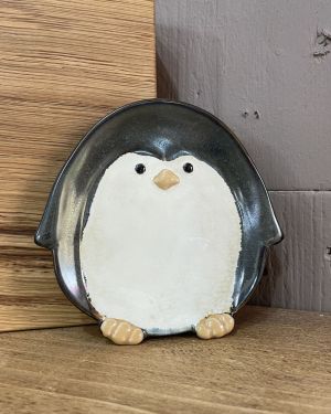 Small Ceramic Penguin Plate