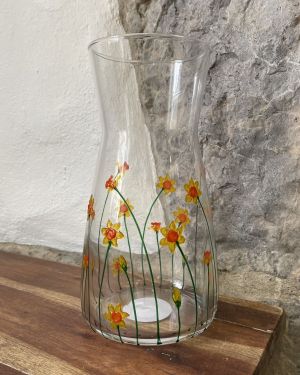 Daffodil Glass Vase